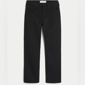 Hollister Men's Straight Stretch No Fade Black Jeans W29 L30 New